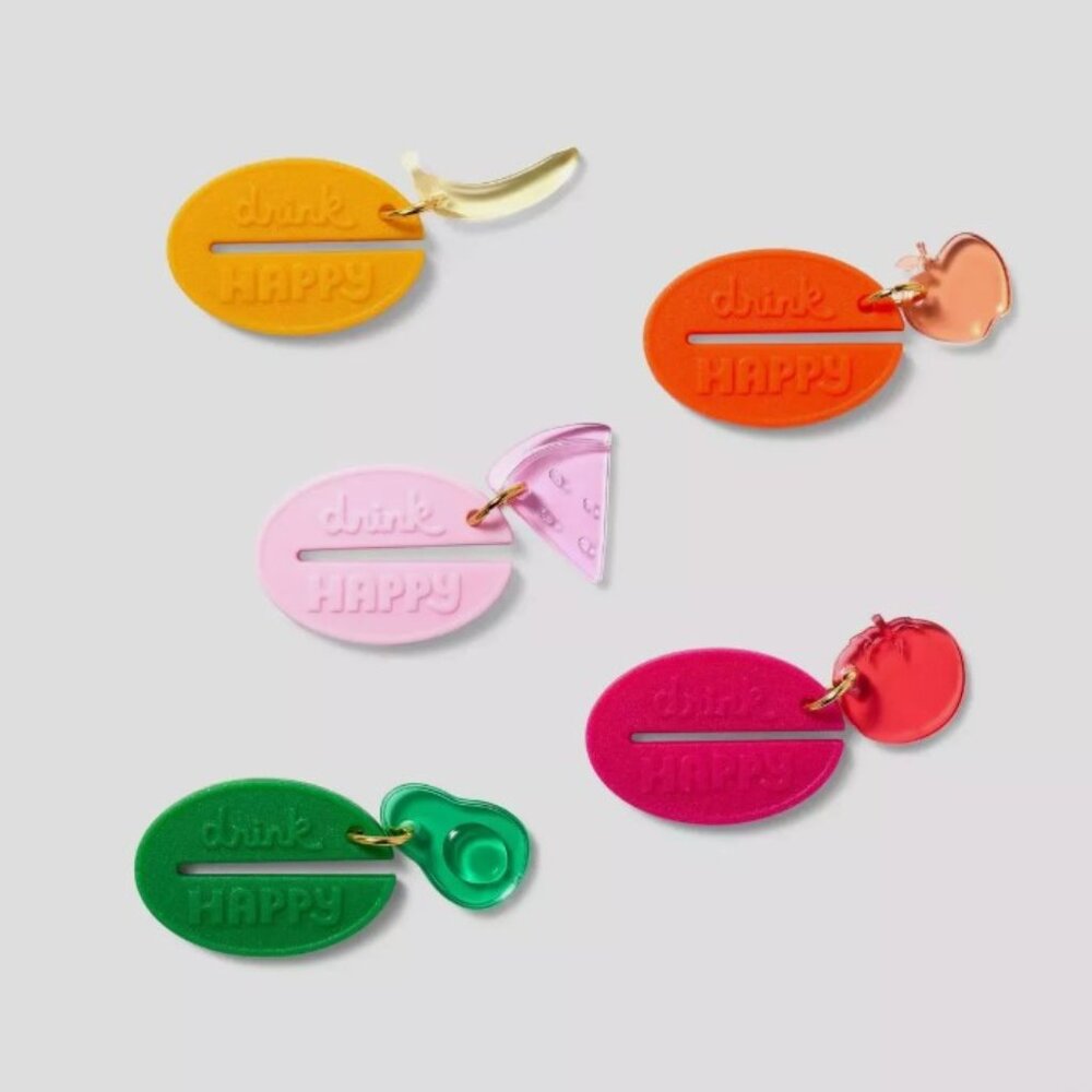 🆕✨ Tabitha Brown Drink Markers 🍷🎨 – Set of 5 | Exclusive